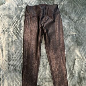 CALIA by Carrie Underwood Shimmer Leggings - Brown